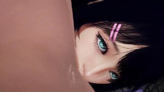 Close Up Facesitting | 3D Hentai - 3 image