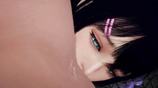 Close Up Facesitting | 3D Hentai - 5 image