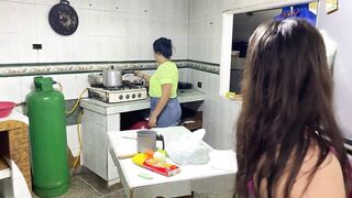 my stepsister fucks my pussy with a carrot and makes me squirt - 2 image