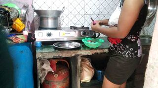 Indian step father-in-law fucks daughter-in-law while cooking part 2 - 1 image