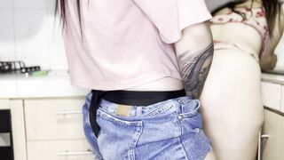 My girlfriend hired a maid and I fucked her and left her, lesbians - 9 image