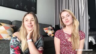 Ersties - Sexy Amateur Babes Take Turns On Each Other - 2 image