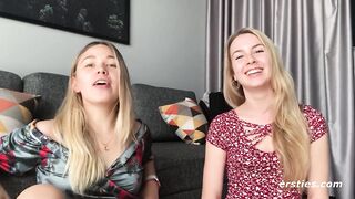 Ersties - Sexy Amateur Babes Take Turns On Each Other - 4 image