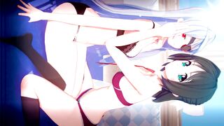 LAURA BODEWIG AND MIKU KONIHATA HAVE LESBIAN SEX  - 14 image