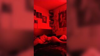 Lesbians play with hot wax - 4 image