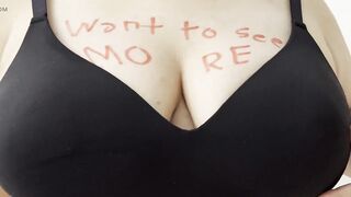 Cute Auntie Playing with her Boobs - 15 image
