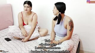 Sexy lesbian stepmom with big tits fucks a inexperienced girl - Porn in Spanish - 3 image