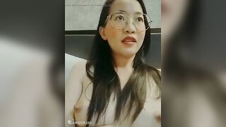 Hot horny Asian girl pussy and tits - 10 image