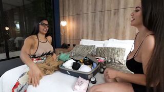 Delicious threesome with sheila ortega, her last day in medellin, colombia - 2 image