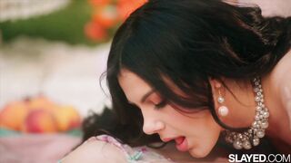SLAYED BFF's Valentina & Little Dragon scissor & cum hard - 4 image
