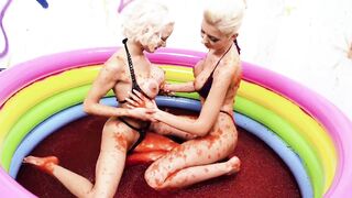 Lou Lou And Christine Love Lick Cherry Jam Off Of Each - 3 image