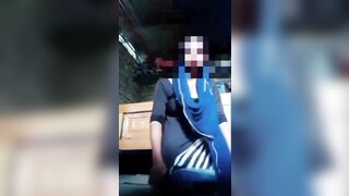 Girl fun with alone and happy moments