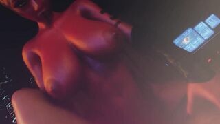 Futunari fucks a hot girl in space - 12 image