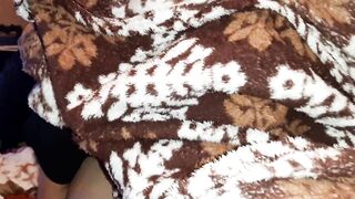 My stepsister fucks under the covers because she is shy - 3 image