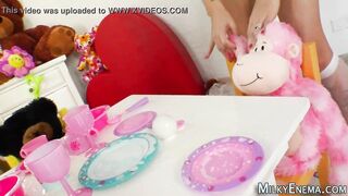 Busty enema lesbos squirt - 8 image