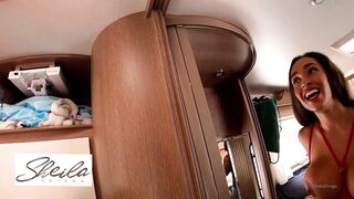 Two real couples are going to have sex in a caravan Briana Banderas foursome SHeila Ortega and Marco Banderas - 14 image