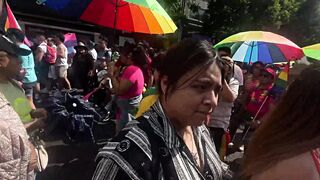 Giving away kisses in CDMX, with a skirt I went out the day of the LGBT march, would you like a little kiss or a blowjob next time? (Leave your comment) - 14 image