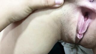 Part 2 My stepdaughter has very nice tits and I tell her to let me touch them, I get excited and I ask her to fuck her pussy