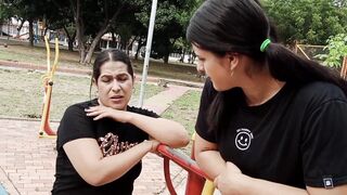 Horny women caress and kiss their pussies because they feel very lonely and need male - 2 image