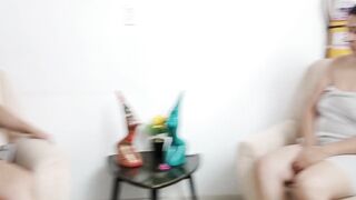 My best friend interrupts my exercise routine, so that I comfort her because her husband cheats on her, nothing better than a clitoral suck - 6 image