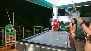 we play billiards and then suck pussy on the table GGmansion - 3 image