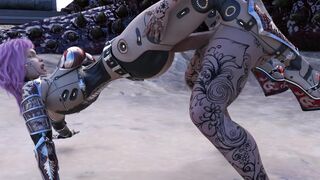 Vampire Cyber - Stop on the mountain - Animation