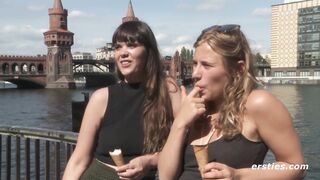 Ersties - Lesbian Lovers in Berlin Take Turns Fingering Each Other - 15 image