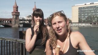 Ersties - Lesbian Lovers in Berlin Take Turns Fingering Each Other - 6 image