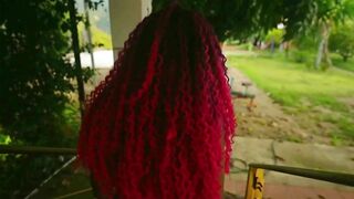 dark latina twerks her big tits and masturbates GGmansion - 15 image