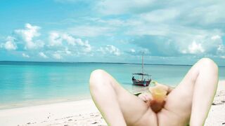 Sea site step sister enjoy orgasm sex on beach - 15 image