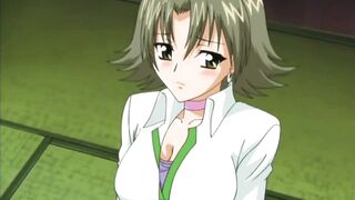 Hentai lesbian newswoman gets licked - 4 image