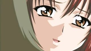 Hentai lesbian newswoman gets licked - 5 image