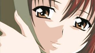 Hentai lesbian newswoman gets licked - 6 image