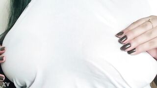 Breasts in wet blouse - 6 image