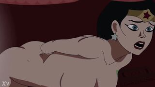 DC Giganta Femdom Masturbation with wonder Woman - 12 image