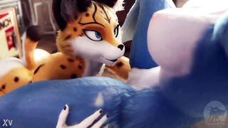 Furry chupando a buceta de outra furry - 11 image