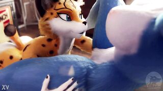Furry chupando a buceta de outra furry - 12 image