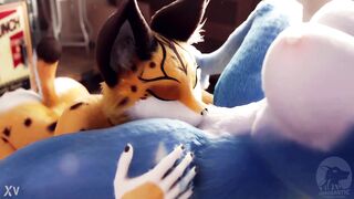 Furry chupando a buceta de outra furry - 14 image