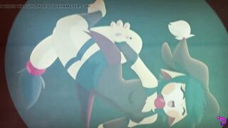 Lesbian Cat Battle With Horny Magical Spells Video Game - 10 image