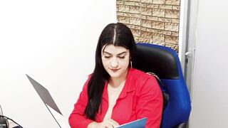 THE INTERVIEWER ASKS ME TO GIVE HER PLEASURE AND TO GIVE ME THE WORK, I WILL BE HAPPY TO DO IT BECAUSE SHE IS A SEXY GIRL WITH A BIG ASS