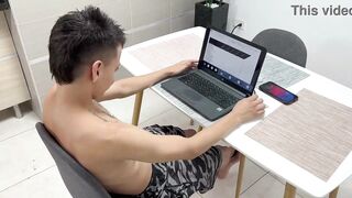 I fuck my beautiful Latina stepsister while I'm in virtual religion classes. HL. - 5 image