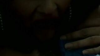 Horny brunettes in the yard eat each other out - 7 image