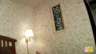 Skinny blonde couldnt wait to get to their room so she could fuck her girlfriend - 2 image