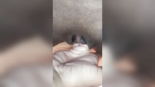 The slut likes to masturbate in public, showing off for her boyfriend. - 14 image
