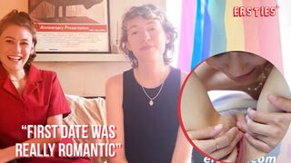 Ersties - Daphne Goes Down On Eve While They Are Outside - 1 image