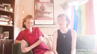 Ersties - Daphne Goes Down On Eve While They Are Outside - 4 image