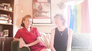 Ersties - Daphne Goes Down On Eve While They Are Outside - 5 image