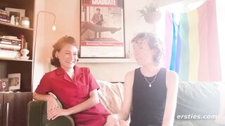 Ersties - Daphne Goes Down On Eve While They Are Outside - 7 image