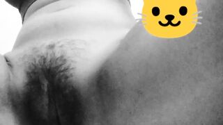 trying to put the fake cock inside of me - 4 image