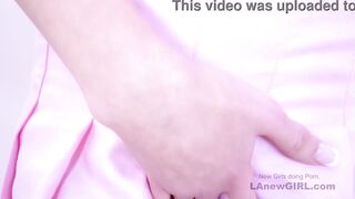 Cute Teen Brunette Nerd tries out Porn - 8 image